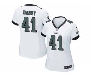 Women Nike Philadelphia Eagles #41 Ronald Darby Game White NFL Jersey