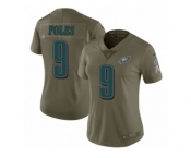 Women Nike Philadelphia Eagles #9 Nick Foles Limited Olive 2017 Salute to Service NFL Jersey Women Nike Philadelphia Eagles #9 Nick Foles Limited Olive 2017 Salute to Service NFL Jersey