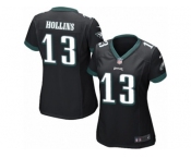 Women's Nike Philadelphia Eagles #13 Mack Hollins Limited Black Alternate NFL Jersey
