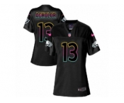Women's Nike Philadelphia Eagles #13 Nelson Agholor Game Black Fashion NFL Jersey