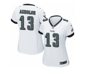 Women's Nike Philadelphia Eagles #13 Nelson Agholor Game White NFL Jersey