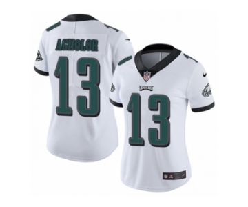 Women's Nike Philadelphia Eagles #13 Nelson Agholor Vapor Untouchable Limited White NFL Jersey