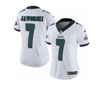 Women's Nike Philadelphia Eagles #7 Ron Jaworski Vapor Untouchable Limited White NFL Jersey