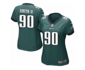 Women's Nike Philadelphia Eagles #90 Marcus Smith II Game Midnight Green Team Color NFL Jersey Women's Nike Philadelphia Eagles #90 Marcus Smith II Game Midnight Green Team Color NFL Jersey