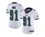 Women's Nike Philadelphia Eagles #91 Fletcher Cox Vapor Untouchable Limited White NFL Jerse Women's Nike Philadelphia Eagles #91 Fletcher Cox Vapor Untouchable Limited White NFL Jerse