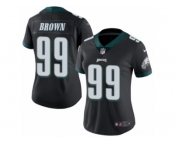 Women's Nike Philadelphia Eagles #99 Jerome Brown Limited Black Rush NFL Jersey