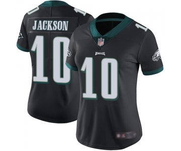 Women's Philadelphia Eagles #10 DeSean Jackson Black Alternate Vapor Untouchable Limited Player Football Jersey