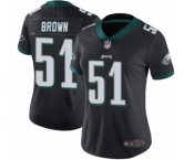 Women's Philadelphia Eagles #51 Zach Brown Black Alternate Vapor Untouchable Limited Player Football Jersey