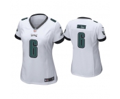 Women's Philadelphia Eagles #6 DeVonta Smith White Vapor Untouchable Limited Stitched Football Jersey Women's Philadelphia Eagles #6 DeVonta Smith White Vapor Untouchable Limited Stitched Football Jersey