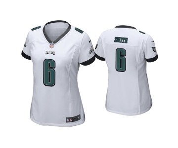 Women's Philadelphia Eagles #6 DeVonta Smith White Vapor Untouchable Limited Stitched Football Jersey