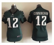 nike women nfl jerseys philadelphia eagles #12 randall cunningham green[nike]
