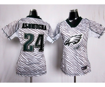 nike women nfl jerseys philadelphia eagles #24 asomugha[fem fan zebra]
