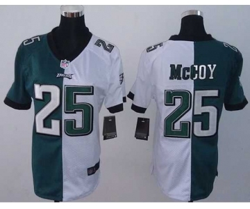 nike women nfl jerseys philadelphia eagles #25 mccoy white-green[nike split]
