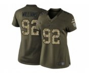 nike women nfl jerseys philadelphia eagles #92 reggie white army green[nike Limited Salute To Service]