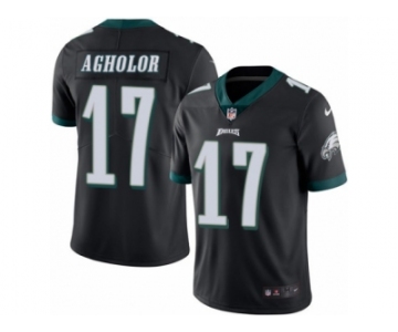 Youth Nike Philadelphia Eagles #17 Nelson Agholor Limited Black Rush NFL Jersey