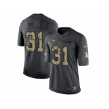 Youth Nike Philadelphia Eagles #31 Jalen Mills Limited Black 2016 Salute to Service NFL Jersey