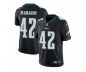 Youth Nike Philadelphia Eagles #42 Chris Maragos Black Alternate Vapor Untouchable Limited Player NFL Jersey
