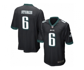 Youth Nike Philadelphia Eagles #6 Caleb Sturgis Limited Black Alternate NFL Jersey