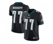Youth Nike Philadelphia Eagles #77 Michael Bennett Black Alternate Stitched NFL Vapor Untouchable Limited Jersey