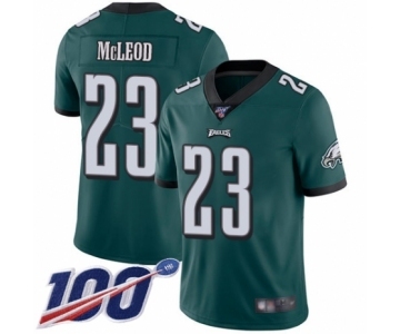 Youth Philadelphia Eagles #23 Rodney McLeod Midnight Green Team Color Vapor Untouchable Limited Player 100th Season Football Jersey