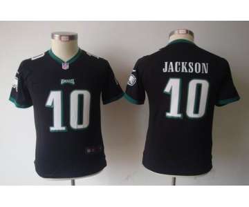 nike youth nfl jerseys philadelphia eagles #10 jackson black[nike]