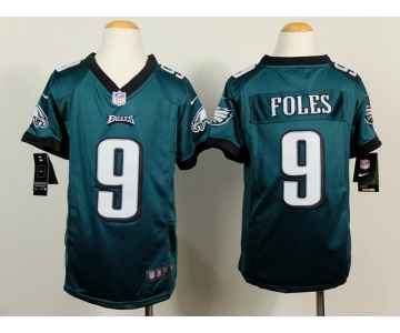 nike youth nfl jerseys philadelphia eagles #9 foles green[nike]