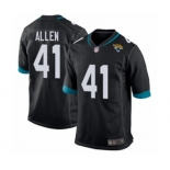Jacksonville Jaguars #41 Josh Allen Game Black Team Color Football Jersey