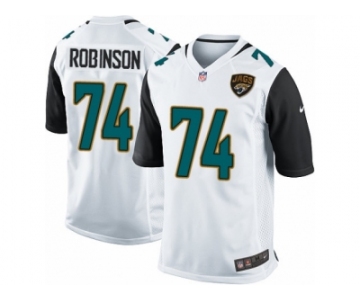 Men Nike Jacksonville Jaguars #74 Cam Robinson Game White NFL Jersey