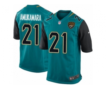 Men's Nike Jacksonville Jaguars #21 Prince Amukamara Game Teal Green Team Color NFL Jersey
