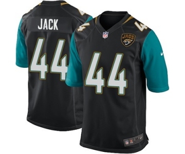 Men's Nike Jacksonville Jaguars #44 Myles Jack Game Black Alternate NFL Jersey