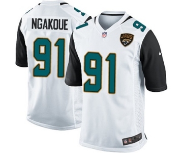 Men's Nike Jacksonville Jaguars #91 Yannick Ngakoue Game White NFL Jersey