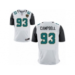Men's Jacksonville Jaguars #93 Calais Campbell Nike White Elite Jersey