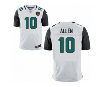 Men's Nike Jacksonville Jaguars #10 Brandon Allen Elite White NFL Jersey