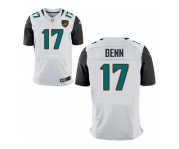 Men's Nike Jacksonville Jaguars #17 Arrelious Benn Elite White NFL Jersey