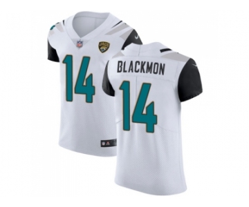 Nike Jacksonville Jaguars #14 Justin Blackmon White Men Stitched NFL Vapor Untouchable Elite Jersey
