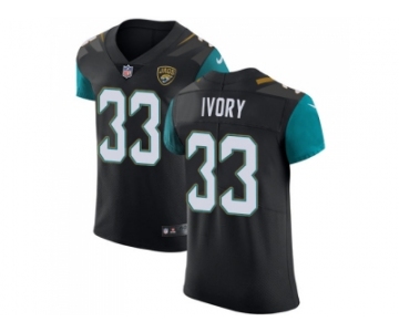 Nike Jacksonville Jaguars #33 Chris Ivory Black Alternate Men Stitched NFL Vapor Untouchable Elite Jersey