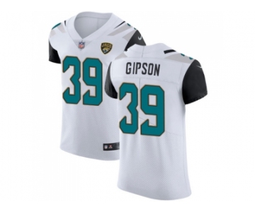 Nike Jacksonville Jaguars #39 Tashaun Gipson White Men Stitched NFL Vapor Untouchable Elite Jersey