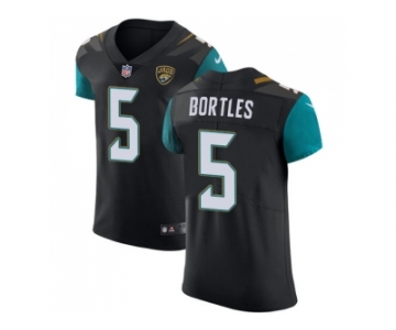 Nike Jacksonville Jaguars #5 Blake Bortles Black Alternate Men Stitched NFL Vapor Untouchable Elite Jersey