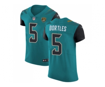 Nike Jacksonville Jaguars #5 Blake Bortles Teal Green Team Color Men Stitched NFL Vapor Untouchable Elite Jersey