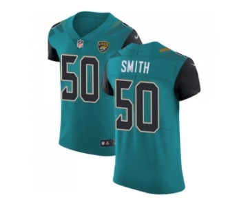 Nike Jacksonville Jaguars #50 Telvin Smith Teal Green Team Color Men Stitched NFL Vapor Untouchable Elite Jersey