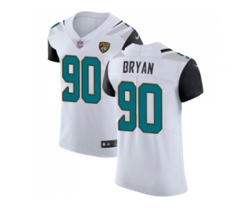 Nike Jacksonville Jaguars #90 Taven Bryan White Men Stitched NFL Vapor Untouchable Elite Jersey