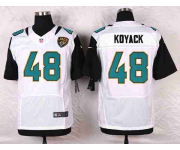 nike nfl jerseys jacksonville jaguars #48 koyack white[Elite]