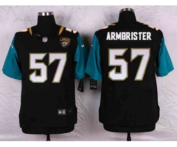 nike nfl jerseys jacksonville jaguars #57 armbrister black[Elite]