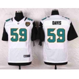 nike nfl jerseys jacksonville jaguars #59 davis white[Elite]