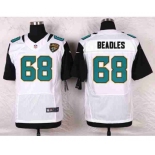 nike nfl jerseys jacksonville jaguars #68 beadles white[Elite]