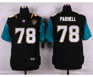 nike nfl jerseys jacksonville jaguars #78 parnell black[Elite]
