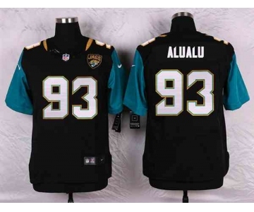 nike nfl jerseys jacksonville jaguars #93 alualu black[Elite]