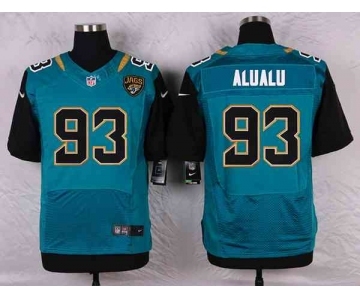 nike nfl jerseys jacksonville jaguars #93 alualu green[Elite]