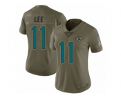 Women Nike Jacksonville Jaguars #11 Marqise Lee Limited Olive 2017 Salute to Service NFL Jersey