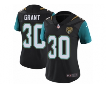 Women Nike Jacksonville Jaguars #30 Corey Grant Black Alternate Vapor Untouchable Limited Player NFL Jersey